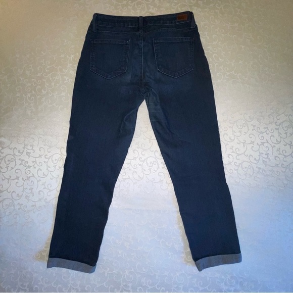 Paige Mid-Rise Kylie Crop With Rolled Up Hem Jeans - Picture 4 of 16